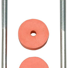 Road Power 966-12 J Hook Battery Hold down bolts, 2-Pack, Chrome, 12-Inch