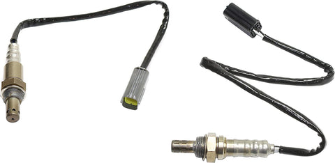 Oxygen Sensor Compatible with 2007-2013 Nissan Altima and 2008-2013 Nissan Rogue Set Of 2 Before And After Catalytic Converter