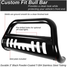 DNA MOTORING BURB-011-BK BURB011BK 3" Front Bumper Push Bull Bar,Black