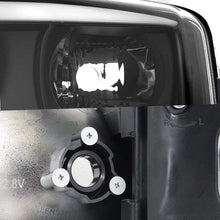 For 99-06 GMC Sierra 1500 2500HD 3500 C3 Yukon XL Black LED Tube Projector Headlights Driver+Passenger Side Pair