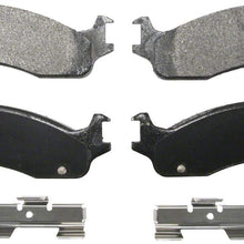 Wagner Severe Duty SX655 Semi-Metallic Disc Pad Set Includes Installation Hardware, Front