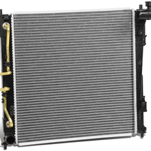 13189 OE Style Aluminum Core Cooling Radiator Replacement for Optima Sonata 2.0L 2.4L AT MT 11-15