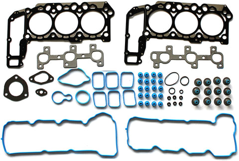 ECCPP Engine Cylinder Head Gasket Set for VIN K 2005-2012 for Dodge for Jeep for Mitsubishi for Ram 3.7L Engine Valve Covers Gaskets Kit