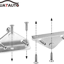 OTUAYAUTO 10mm Ball Stud Bracket for Gas Spring/Prop/Lift Support/Struts, 2Pcs