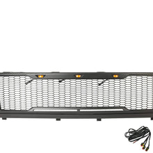 Paramount Matte Black ABS LED Impulse Mesh Packaged Grille 41-0181MB 11-14 Chevy Silverado 2500/3500