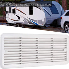 Fydun 12V Ventilation Fan 2 Way Inlet Outlet Exhaust Air Blower Side Mount for Trailer/Caravan/RV/Yacht