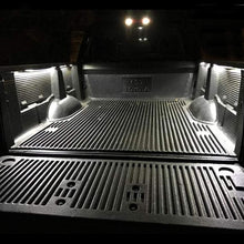 LivTee 2Pcs 60" White LED Cargo Truck Bed Light Strip Lamp Waterproof Lighting Kit with On-Off Switch Fuse 2-Way Splitter Cable for Jeep Pickup RV SUV and More