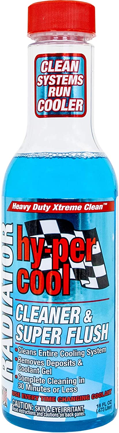 Hy-Per Lube HFL400-4PK Hy-per Cool Radiator Cleaner & Super Flush -16 oz, (Pack of 4)