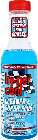 Hy-Per Lube HFL400 Hy-per Cool Radiator Cleaner & Super Flush - 16 oz.