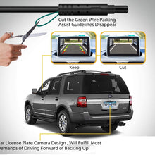 Backup Camera for Car, Waterproof Rear-View License Plate Rear Reverse Parking Camera for Jeep Wrangler JKU/Jeep JK/JKU/Unlimited JK Rubicon/Sahara/Unlimited Sahara 07-18