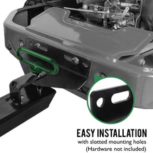 Mission Automotive Heavy Duty Universal Zero Turn Mower Trailer Hitch - 3/16'' Thick and Rugged Steel - 3/4'' Trailer Hitch Mount -
