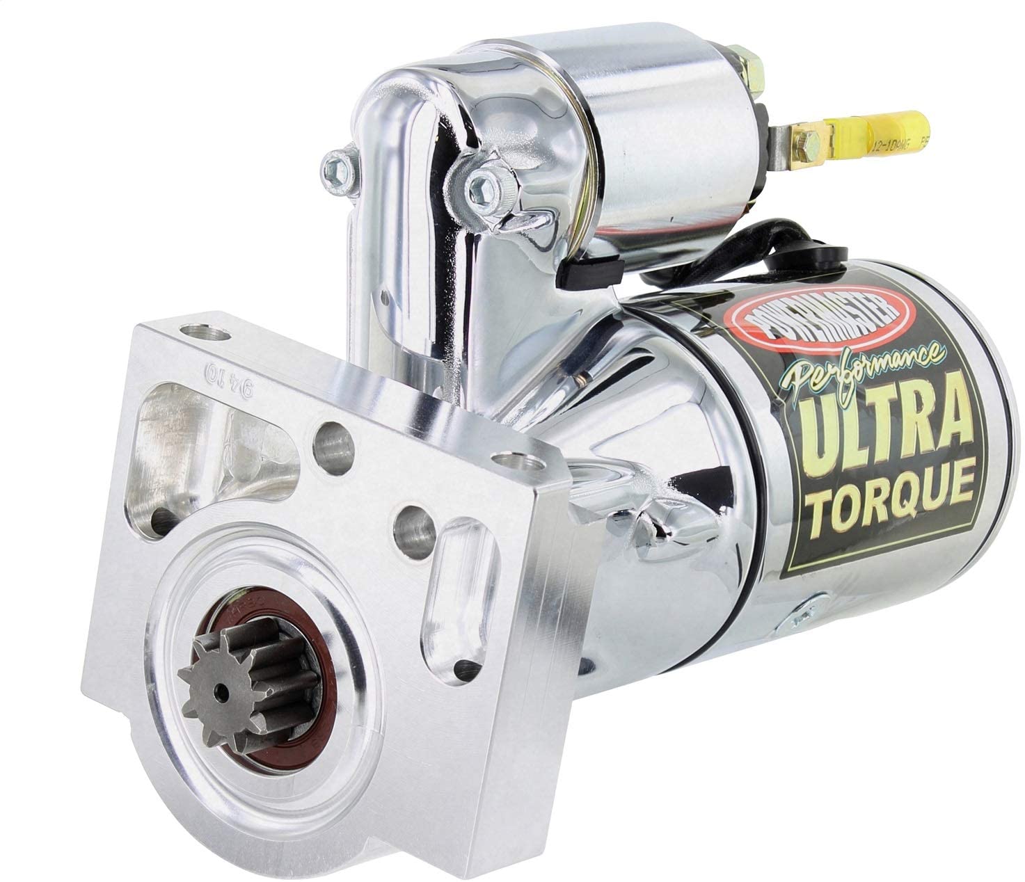 Powermaster 19410 Chrome Alternator (Ultra with billet Black Pont & Olds V8 1965-81 exc.301 2.5kw)