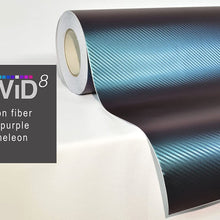 VViViD Chameleon Carbon Fiber Purple to Blue Oil Slick Stretch Conform Caste Vinyl Wrap Decal Roll XPO (1ft x 5ft)