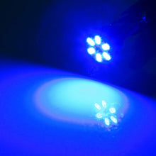 CCIYU 10X Super Blue Wedge Side T10 6SMD LED Speedometer Instrument Light 192 194 168