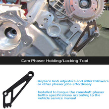 Cam Phaser Locking Tool, Timing Chain Locking Wedge Tool and Crankshaft Positioning Wrench and Cam Phaser Lock Out Kit for Ford 4.6L/5.4L 3V Engines-Ford Engine Cam Tool Complete Combo Kit