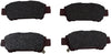 Toyota Genuine Parts 04466-28080 Rear Brake Pad Set