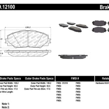 StopTech 309.12100 Street Performance Front Brake Pad