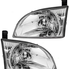 Driver and Passenger Headlights Headlamps Replacement for Toyota 81150-08020 81110-08020