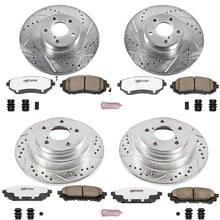 Power Stop K2376-26 Front & Rear Z26 Street Warrior Brake Kit Saab Subaru