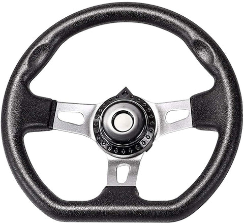 ZXTDR 10.6'' Steering Wheel For Mini Go Kart Buggy Kandi