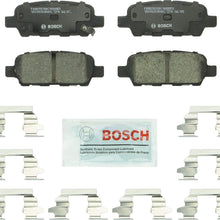 Bosch BC905 QuietCast Premium Ceramic Disc Brake Pad For: Infiniti: (EX,FX,G,JX,M,Q,QX,X); Nissan 350Z, 370Z, Altima, Juke, Leaf, Maxima, Murano, Pathfinder, Quest, Rogue, Sentra, X-Trail + More, Rear