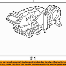 Genuine Honda 80225-SZA-A01 Evaporator Assembly