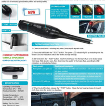 Allsun Portable Brake Fluid Tester Auto Tools Diagnostic Testing Tool Automotive Brakes Calibrated For DOT 3, DOT4, and DOT 5 with 1 LED Indicator