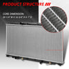 13121 OE Style Aluminum Core Cooling Radiator Replacement for Acura TL 3.5L V6 AT 09-11