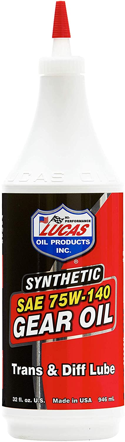 Lucas Oil LUC10121 SAE 75W-140 Synthetic Transmission and Differential Lube - 1 Quart