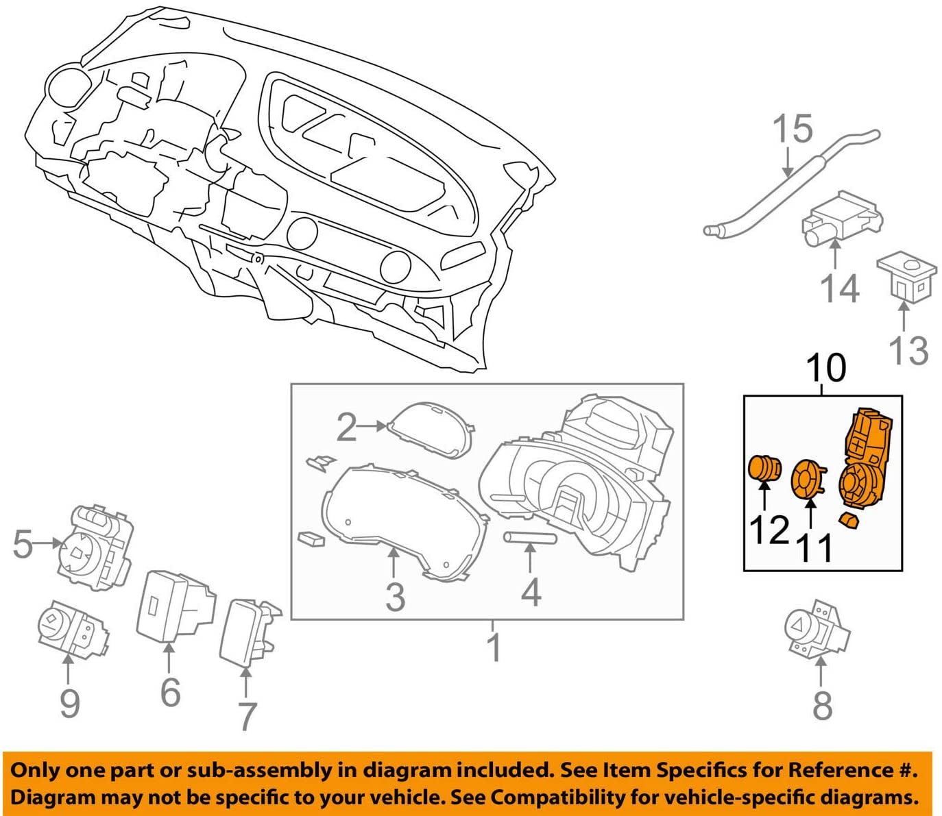 Genuine Honda 79600-TM8-A71ZA Air Conditioner Control Assembly