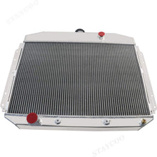 CoolingSky 4 Row All Aluminum Radiator for 1961-1964 Ford F-100 F-250 F-350 Pickup Truck V8 Engines