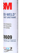 3M 08609 Window-Weld Super Fast Urethane Black Cartridge - 10.5 fl oz.
