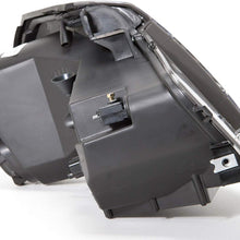 PERDE Compatible with Cadillac CTS Black Housing Halogen Headlight Pair