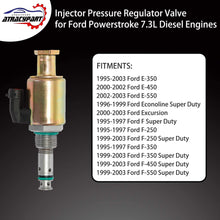 7.3 IPR Valve Injector Pressure Regulator | for Ford 7.3L V8 Diesel Turbocharged | 1995-2003 Ford F250 F350 F450 F550 Super Duty E350 E450 E550 Econoline Excursion | #F81Z9C968AB, F81Z9C968AA