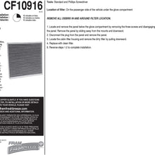 FRAM Fresh Breeze Cabin Air Filter Replacement for Car Passenger Compartment w/ Arm and Hammer Baking Soda, Easy Install, CF11182 for Select Acura and Honda Vehicles
