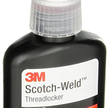 3M Scotch-Weld Threadlocker TL62, Red, 50 mL Bottle