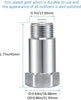 4 Packs M18 x 1.5 Oxygen Sensor Fitting Bung Defouler Straight O2 Oxygen Sensor Restrictor Fitting