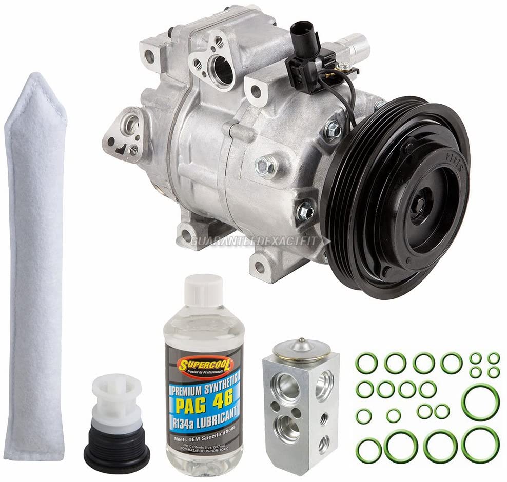 For Hyundai Accent 2006 2007 2008 2009 AC Compressor w/A/C Repair Kit - BuyAutoParts 60-82311RK New