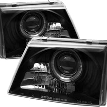 Spyder Auto Ford Ranger Black Halogen Projector Headlight (PRO-YD-FR98-BK) (Black)