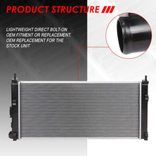 2881 OE Style Aluminum Core Cooling Radiator Replacement for Chevy Uplander Pontiac Montana 06-09
