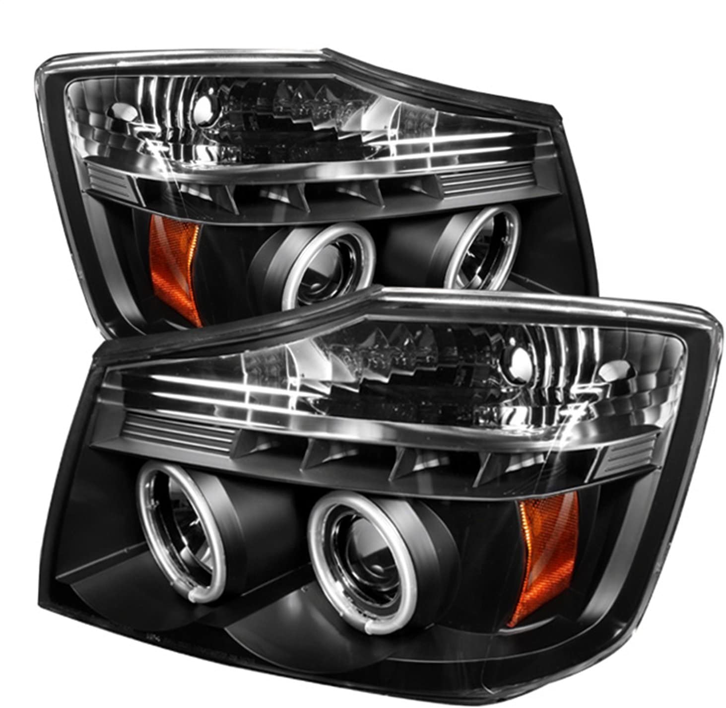 Spyder Auto 5030207 CCFL Halo Projector Headlights Black/Clear