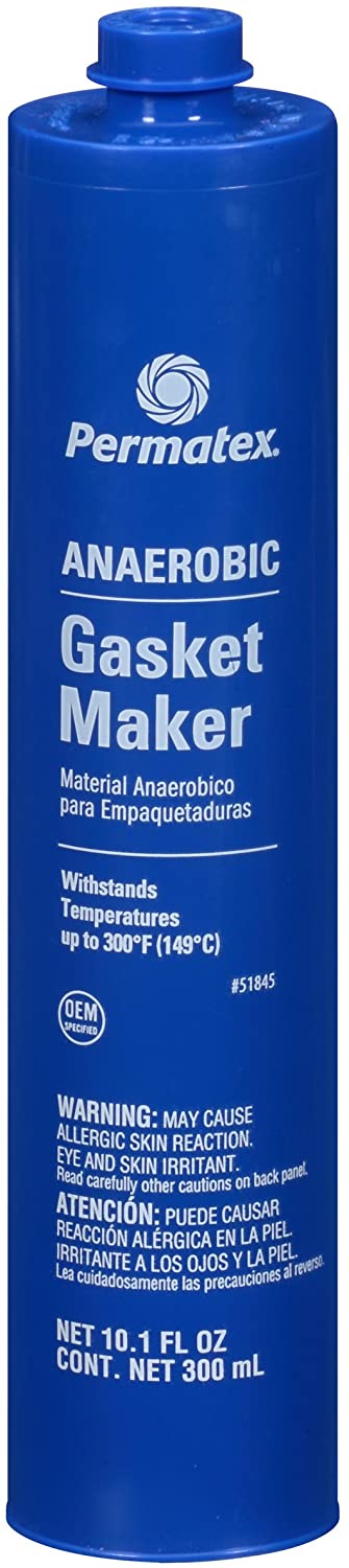 Permatex 51845 Anaerobic Gasket Maker, 300 ml Cartridge