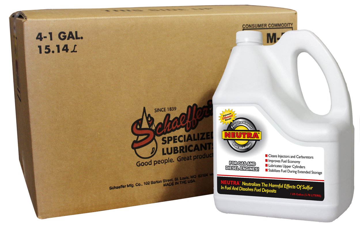 Schaeffer Manufacturing Co. 0131-004 Neutra Fuel Stabilizer, 1 gal (Pack of 4)