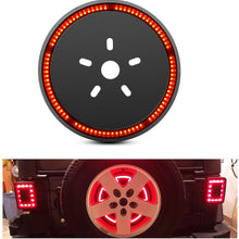 Nilight Spare Tire Brake Light Wheel Light 3rd Third Brake Light for Jeep Wrangler 2007-2018 JK JKU YJ TJ,Red Light, 2 Years Warranty