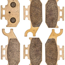 NICHE Brake Pad Kit For Can-Am Commander 705600398 705601147 705600014 705600350 Complete Ceramic