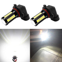 Alla Lighting 9145 H10 LED Fog Light Bulbs 2800 Lumens Xtremely Super Bright 9140 9045 9155 9040 5730 33-SMD 12V PY20D Fog Lights Replacement for Cars, Trucks, 6000K Xenon White