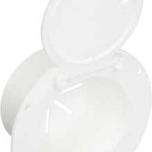 Zebra RV (RM208P Polar White Cable Hatch with Locking Latch