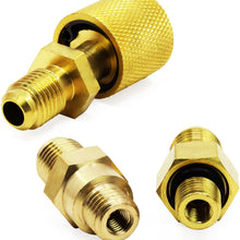 OCR 8Pcs Air Conditioner Refrigeration Adapter Hose R134A R12 Converting Fitting Adapters Set