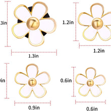 Mudder 8 Pieces Daisy Flowers Air Vent Clips Car Freshener Clip Air Vent Decorative Clip for Car Air Vent Decorations Accessories