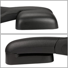 Right Passenger Side Black Power Heated Glass Flip Up Rear View Side Towing Mirrors Replacement for Dodge Ram 02-08